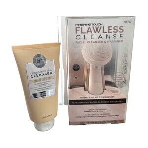 Finishing Touch Flawless Cleanse Facial Massager & IT Gentle Hydrating Cleanser